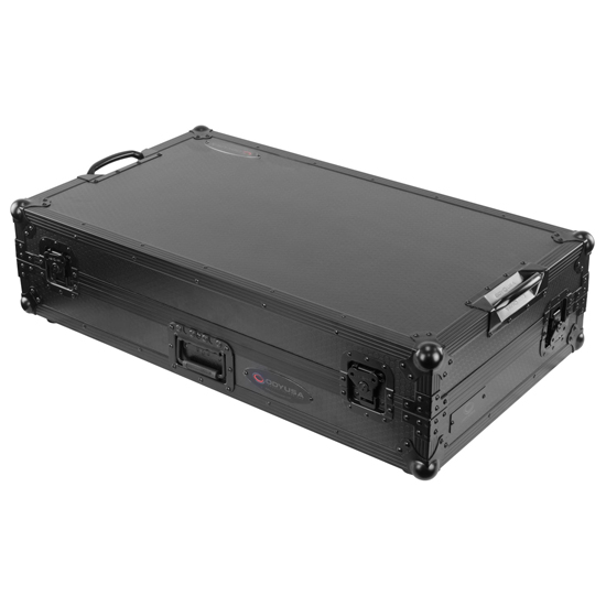 Odyssey 810394 RANE PERFORMER I-Board 1U Flight Case with Glide Style Laptop Platform and Wheels