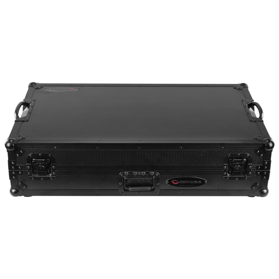 Odyssey 810394 RANE PERFORMER I-Board 1U Flight Case with Glide Style Laptop Platform and Wheels