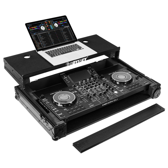 Odyssey 810SC4M-Denon DJ SC LIVE 4 I-Board Flight Case with Glide Style Laptop Platform