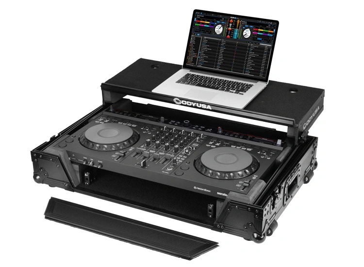 Odyssey FZGSDDJGRV6W1BL Flight Case for AlphaTheta DDJ-GRV6