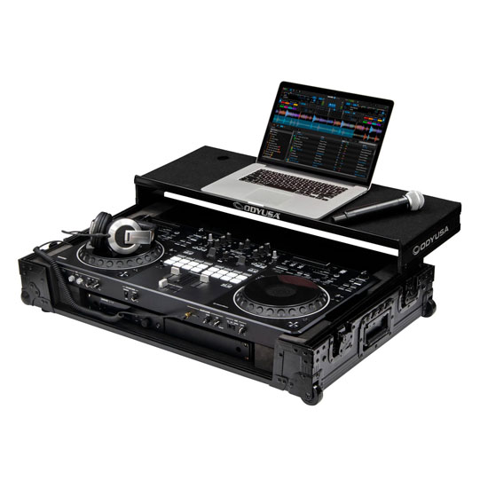 Odyssey FZGSDDJREV5CWBL Black Label 1U Flight Case for Pioneer DDJ-REV5