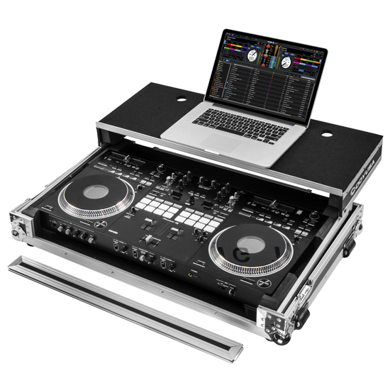 Odyssey FZGSDDJREV7W Pioneer DDJ-REV7 Glide Style Flight Case with Wheels and Laptop Platform