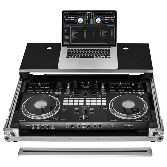 Odyssey FZGSDDJREV7W Pioneer DDJ-REV7 Glide Style Flight Case with Wheels and Laptop Platform