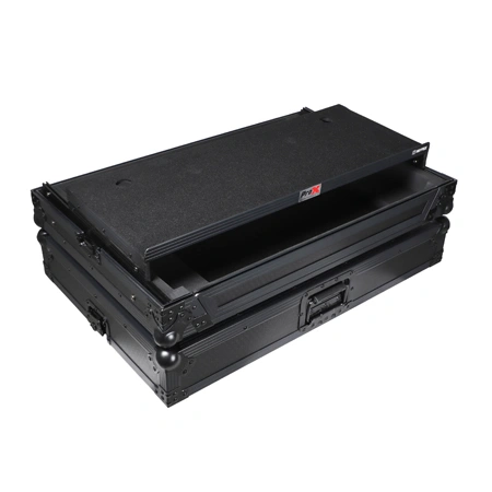 ProX XS-FLX10LTBL DJ Flight Case with Sliding Laptop Shelf