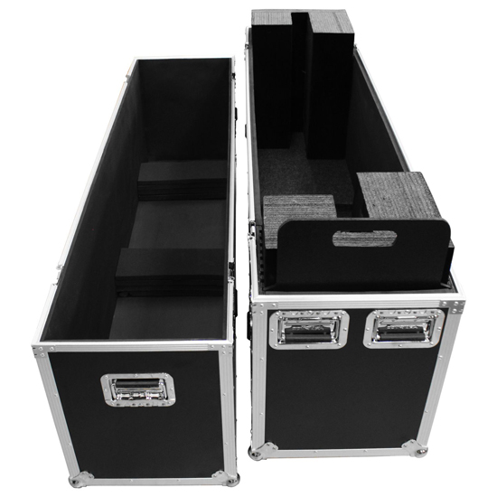 Odyssey FZFSM65W 60-65" Flat Screen Monitor Flight Case with Casters