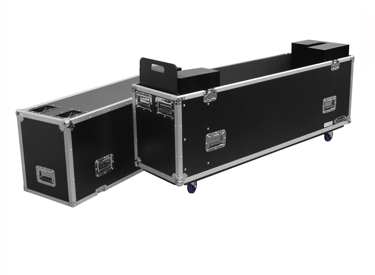 Odyssey FZFSM65W 60-65" Flat Screen Monitor Flight Case with Casters  