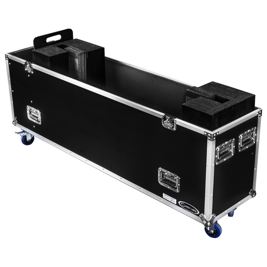 Odyssey FZFSM75W 75" Flat Screen Monitor Case with Casters