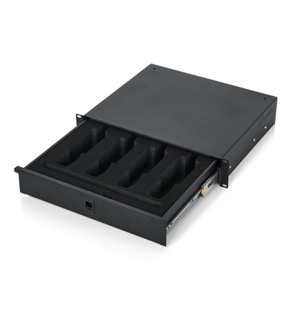 Gator GRW-DRWWRLSS Wireless Microphone Drawer; 2U