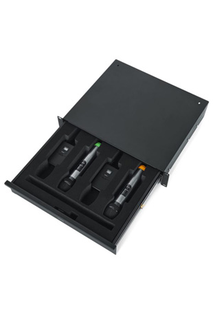 Gator GRW-DRWWRLSS Wireless Microphone Drawer; 2U