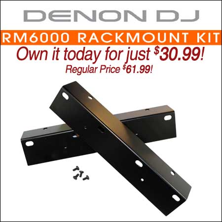 Denon DJ RM6000 Rackmount Kit for MC6000MK2 and MC6000 Controllers