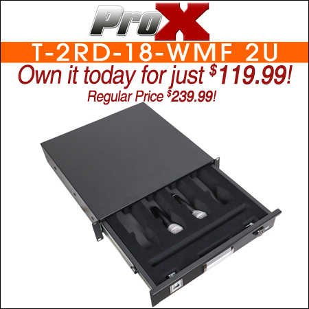 ProX T-2RD-18-WMF 2U Rack Space
