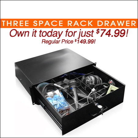  Three Space Rack Drawer 