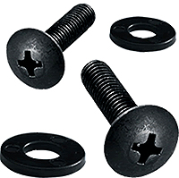 Black Phillips head Rack Screws 