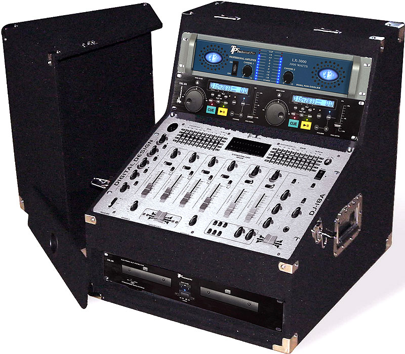 123DJTHRS2U Racks DJ Cases and Racks DJ Mixer Cases Chicago DJ