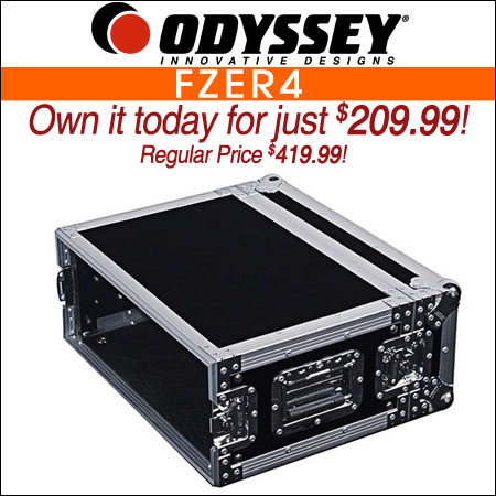 Odyssey FZER4 4U Pro Effects Rack