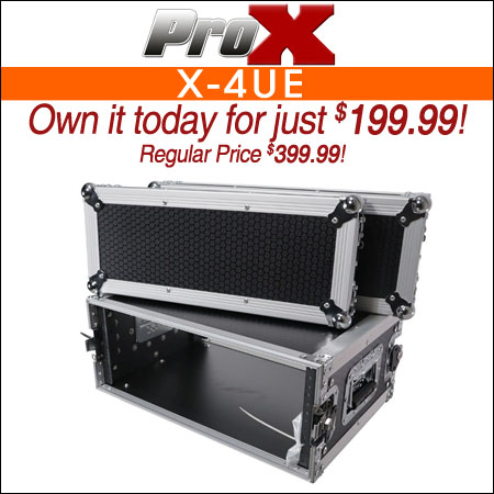Prox X-4UE 6U Deluxe Amp Effects Rack
