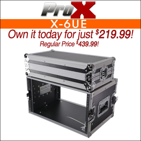 Prox X-6UE 6U Deluxe Amp Effects Rack
