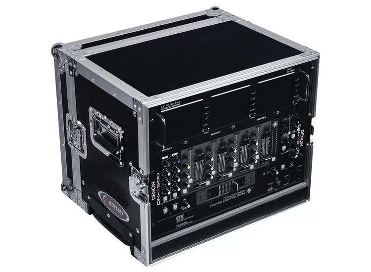 Odyssey FZER8HW 8U Pro Trolley Effects Rack with Wheels