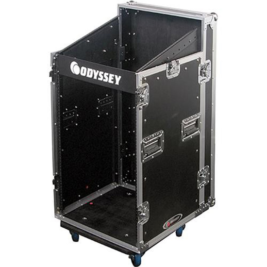 Odyssey Innovative Designs FZSRP1112W Flight Zone Space Saver Combo Rack Case