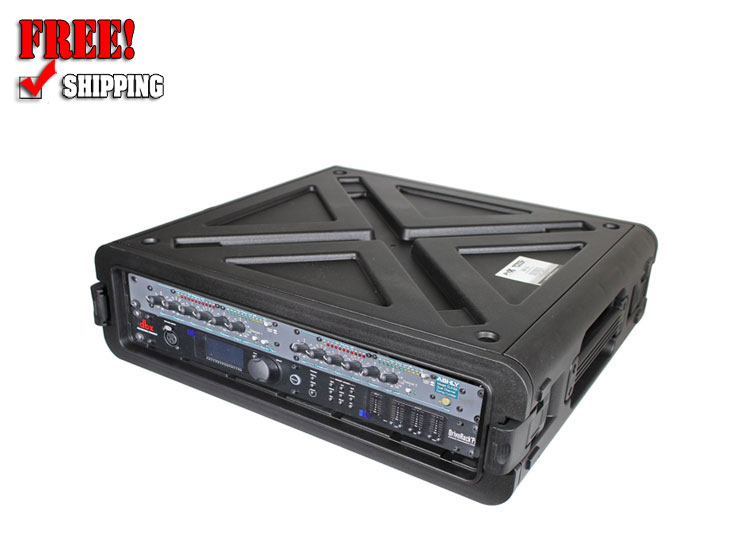 ProX XM-2U VaultX 2U Rack Air-tight, Water-sealed ABS Case