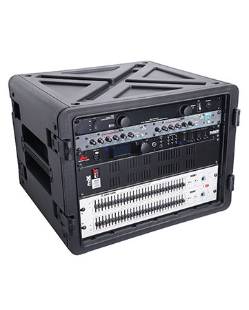 ProX XM-8U UltronX Watertight 8U Rack Space Molded Plastic Case