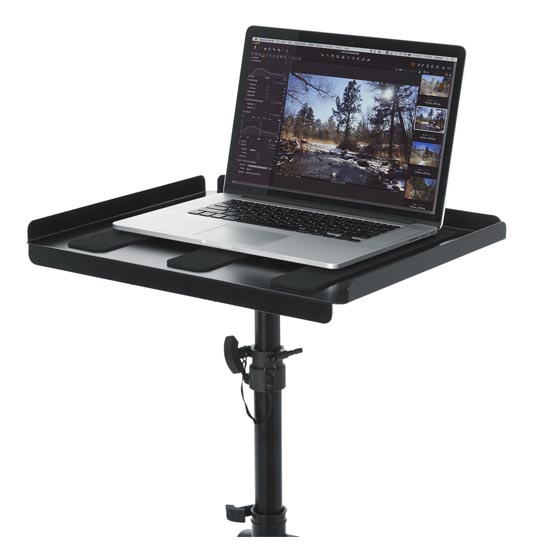 Gator Frameworks GFW-UTL-MEDIATRAY2 Heavy-Duty Adjustable Media Tray Stand