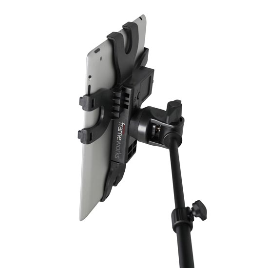 Gator Frameworks GFW-UTL-TBLTCLMP iPad Tablet Tray with Adjustable Clamp Mount