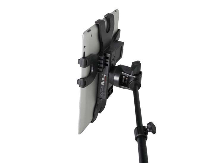 Gator Frameworks GFW-UTL-TBLTCLMP iPad Tablet Tray with Adjustable Clamp Mount