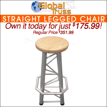 GLOBAL TRUSS Straight Legged Chair 