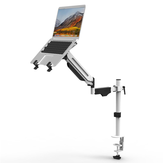 Odyssey LSCT01W Laptop Mount Arm Stand in White