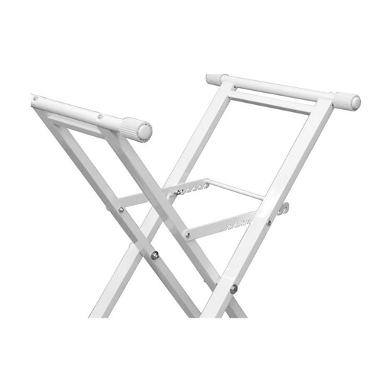 Odyssey LTBXSWHT White Heavy-Duty X-Stand for DJ Coffins and Controller Cases