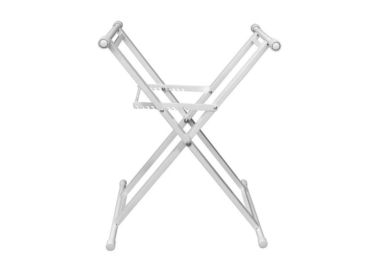 Odyssey LTBXSWHT White Heavy-Duty X-Stand for DJ Coffins and Controller Cases