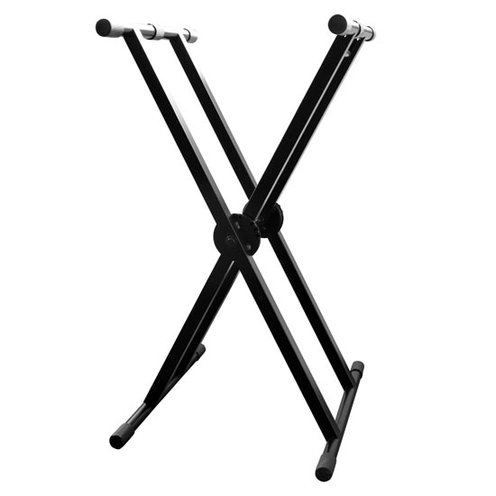 ProX X-KSD200 DJ Case/Keyboard Stand Double X Style W/Ergo Easy Lock