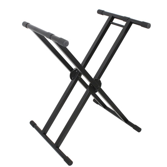 ProX X-KSD200 DJ Case/Keyboard Stand Double X Style W/Ergo Easy Lock