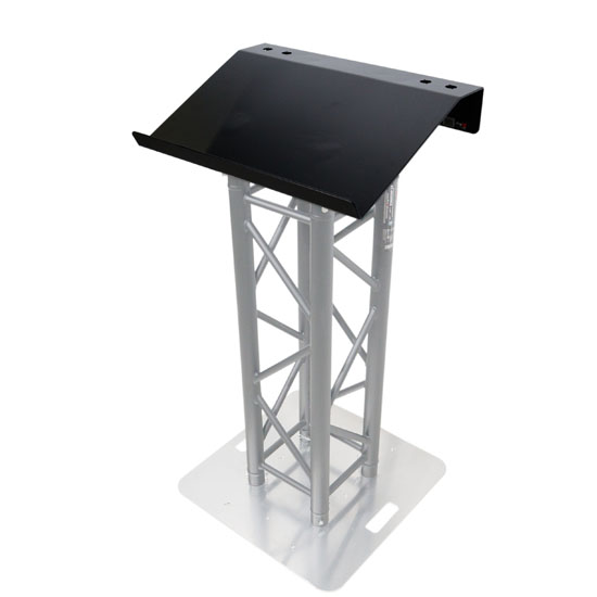 ProX XT-LECTERN24BL Truss Lectern 24" Black Powder Finish Aluminum Fits F34 w/ 4x Punched for D-Series Connectors