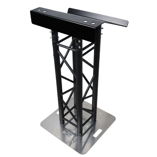 ProX XT-LECTERN24BL Truss Lectern 24" Black Powder Finish Aluminum Fits F34 w/ 4x Punched for D-Series Connectors