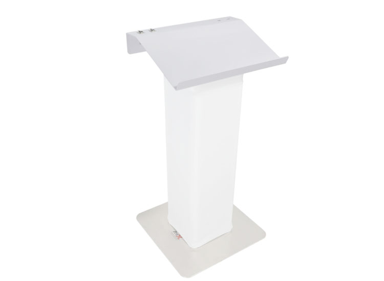 ProX XT-LECTERN24WH Truss Lectern 24" White Finish Aluminum Fits F34 w/ 4x Punched for D-Series Connectors