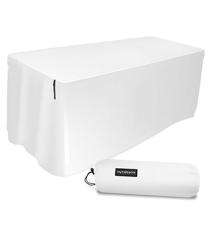 Ultimate Support 4 Ft. White Table Cover