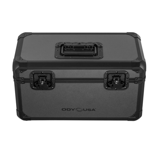 Odyssey K7120BLG Black Gray KROM Record/Utility Case for 120 7" Vinyl Records