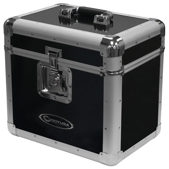 Odyssey KLP1BLK KROM Series Black Record/Utility Case for 70 12" Vinyl Records & LPs