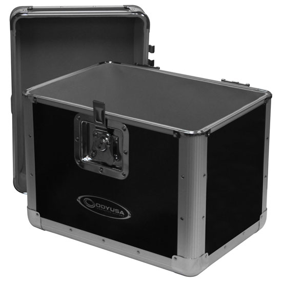 Odyssey KLP1BLK KROM Series Black Record/Utility Case for 70 12" Vinyl Records & LPs