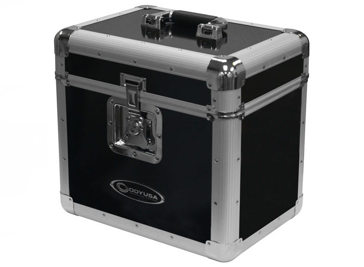 Odyssey KLP1BLK KROM Series Black Record/Utility Case for 70 12" Vinyl Records & LPs