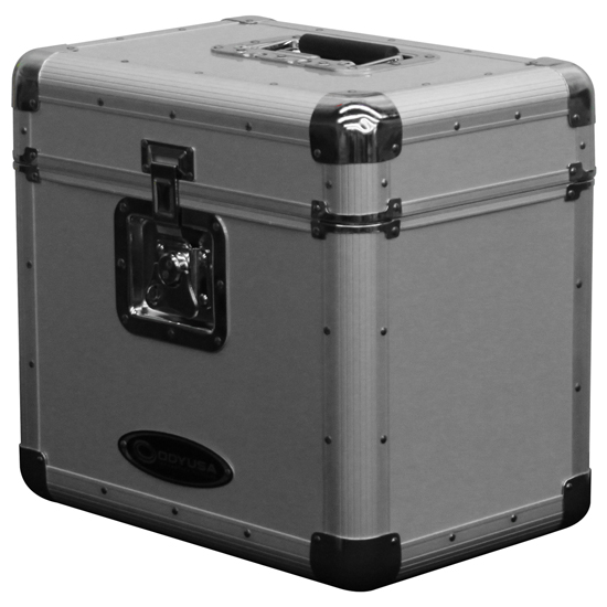 Odyssey KLP2SIL KROM Series Silver Stackable Record/Utility Case for 70 12" Vinyl Records & LPs