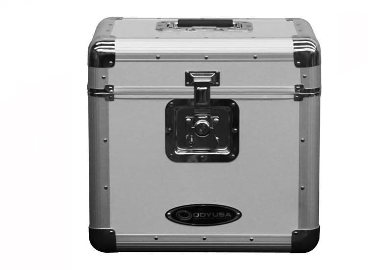 Odyssey KLP2SIL KROM Series Silver Stackable Record/Utility Case for 70 12" Vinyl Records & LPs