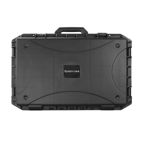 Odyssey VU251509HW 25.5" x 15.75" x 9" Bottom Interior with Pluck Foams Injection-Molded Trolley Utility Case