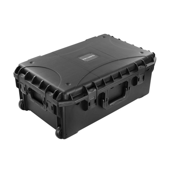 Odyssey VU251509HW 25.5" x 15.75" x 9" Bottom Interior with Pluck Foams Injection-Molded Trolley Utility Case