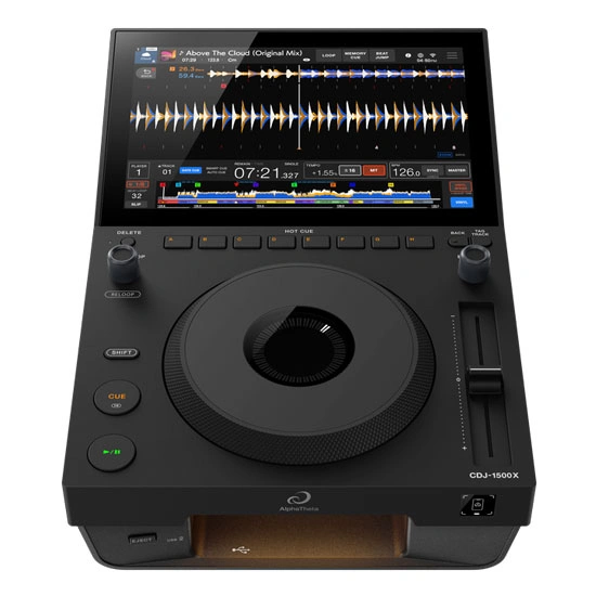 AlphaTheta CDJ-1500X Professional DJ Media Player in Club Performance Setup