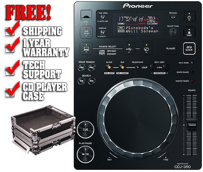 Pioneer Cdj 350k Cd Player