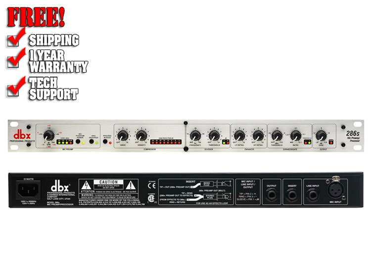 DBX 286s Microphone Pre-amp Processor 