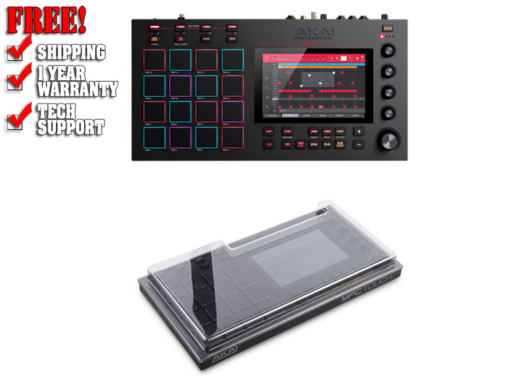 Akai MPC Live + Decksaver DS-PC-MPCTOUCH Cover Bundle